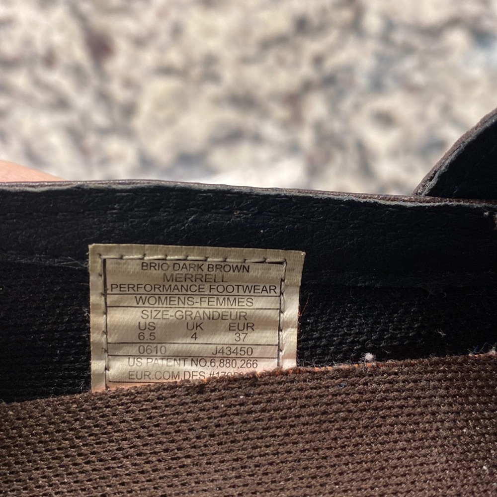 Merrell Brio Mary Jane shoes, dark brown 6.5 - Picture 6 of 6